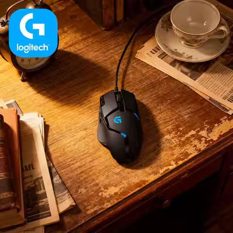 Logitech G402 Wired Mouse Delta Zero Sensor 8 Programmable Buttons 20M Clicks Anti-Slip for Work and