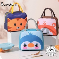 BSUNS Cartoon Lunch Bag,  Cloth Portable Insulated Lunch Box Bags, Thermal Bag Thermal Lunch Box Accessories Tote Food Small Cooler Bag