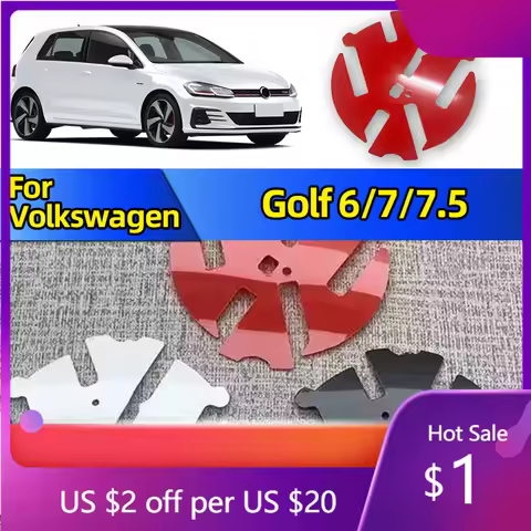 Polo Golf MK6 7 8 Passat B6 For VW VOLKSWAGEN 2026 Hot 1pcs 110mm black/red/white Car Rear logo back