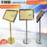 A a3a4a2 Billboard Guide Vertical Outdoor Water Sign Stainless Steel Guide Display Stand Signboard F