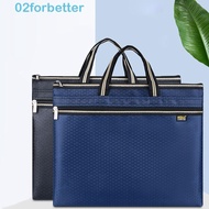 FORBETTER A4 Document Bag High Capacity Universal Organizer Bag Office Supplies Briefcase File Bag F
