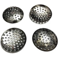 50 Pcs Brooch Base Pad Brooches Bouquet Beading Back Holes Cabochon Bezel Round Blank Tray Setting B