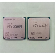Used AMD Ryzen 5 2600X R5 2600X 3.6 GHz Six-Core Twelve-Thread CPU
