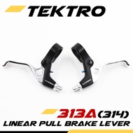 NEW Tektro 313A (314) BMX Bike Linear Pull Brake Lever Pair (Black+Silver)