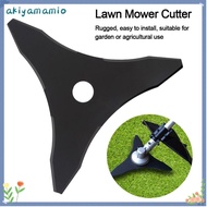 AKIYAMAMIO 3 Teeth Brush Cutter Replacement Lawn Mower Accessories Steel Blade Strimmer