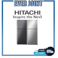Hitachi R-VX410PMS9 2-Door Deluxe Fridge