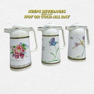 1Litre Lifestyle Thermos Glass Vacuum Flask / Thermos / Thermal Flask / Termos Kaca Tahan Panas