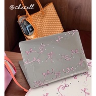 Shesell Clear Macbook Case (Glitter)Neo13 M5 2026 Sweet Ribbon Air13 Pro13 A3241
