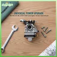 [ERHK-t] Carburetor 10mm Gasoline Engine Spare Part for Brush Cutter TU26 34F 36F 1E34F 1E36F Stable
