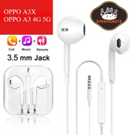 Xinshengye 3.5mm jack tai nghe có dây cho Oppo a3x | Oppo A3 4G 5G Phụ Kiện
