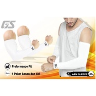 PUTIH Volleyball Hand socks CONTAIN A PAIR HAND SLEEVE VOLLYBALL BADMINTON OUTDOOR HAND SLEEVE WHITE