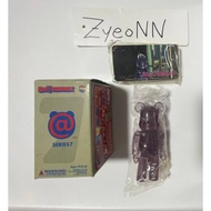 Zyeonn Bearbrick Series	7 Purple Jellybean