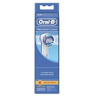 Oral B Precision Clean Replacement Electric Toothbrush Heads 8 Pack