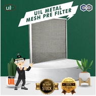 UIL Metal Mesh Pre Filter Washable HVAC AHU Air Filter Reusable Aluminum Stainless Steel Filter