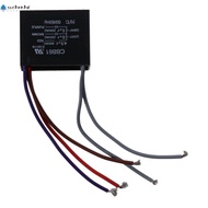 SUCHENHD 2pcs 3 Speed Fan Switch, Plastic Copper Ceiling Fan Pull Chain Switch, Durable Black Green 