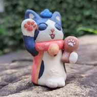 賓士大黑天 - 陶藝招財貓 | 幸運七福貓 | 送禮最佳選擇