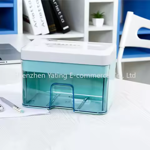 1PC Electric Paper Shredder Electric File Shredder 24v Small Office Household Paper Shredder Granula
