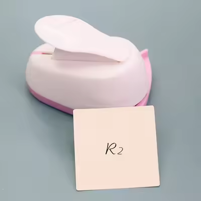 R2 round Chamfer Corner Punch chamfered border craft punch r2 chamfer embossing device cortador de p