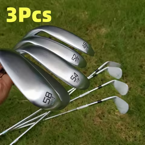 Golf Wedges Set Silver 3Pcs S11 Golf Wedge Golf Clubs Golf Steel Shaft