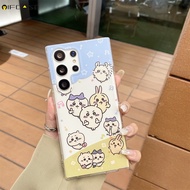 For Vivo Y77 Y77e Y76 Y76s Y75 Y74s Y73s Y72 Y71 Y70s Y70t Phone Case Cute Chiikawa Usagi Hamster Rabbit Bunny Cartoon Transparent Simple Soft Silicone Casing Cases Case Cover