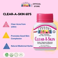 21st Century Clear-A-Skin 60 Vegetarian Tablets (formerly known as Anti-Acne)