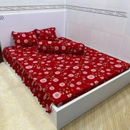 3D elastic mattress cover. 1m6 x 2m. used for 10cm high mattress.