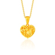 SK Jewellery SK 916 Comet Heart Gold Pendant
