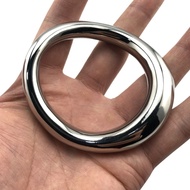 6 Size Stronger Erection Stainless Steel Curves Ring for Men