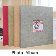 Fabric Photobook Commemorative Photo Album 4R 💎🎁Creative Photo Album Self Adhesive  1-10 Inch Gift S
