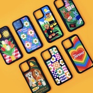 Wiggle Wiggle / embroidery phone case - bear, smile, flower, puppy, heart, cute, unique compatible w