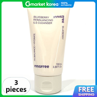 INNISFREE | Blueberry Rebalancing 5.5 Foam Cleanser 100ml 3Ea (1+1+1)