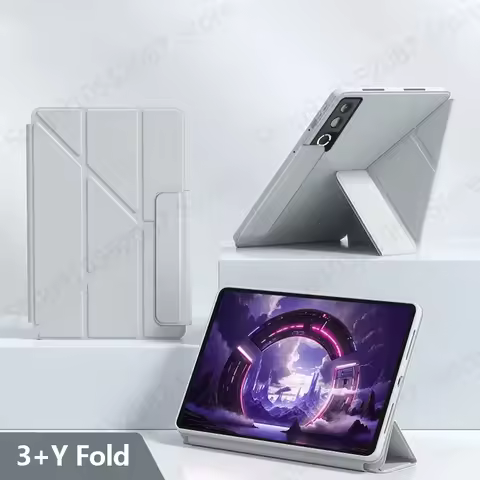 For Lenovo Legion Y900 11 Case TB711FU 3+Y-Fold Magnetic PU Leather Stand Tablet Case For Lenovo Leg