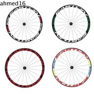 AHMED Bike Wheel Rims Cycling Cycling Safe Protector Bike Wheel Stickers Bicycle Decals Multicolor B