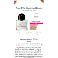 (Decant) Byredo Rose of No Man’s Land EDP
