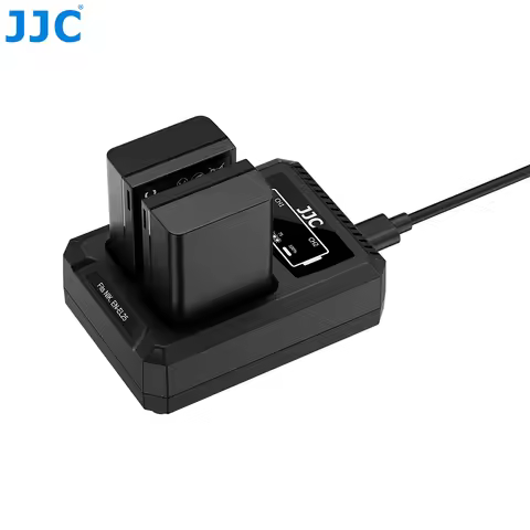 JJC EN-EL25 Battery Charger with Type-C-USB A Charging Cable for Nikon Z50 II Z50II Z50 Z30 Z 30 Zfc