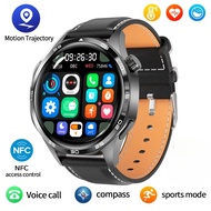 GT5 Pro NFC Smart Watch for Men - Luxury AMOLED HD Round Screen Bluetooth Call Health Tracker 24/7 H