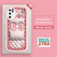 MERAH Jinouwe OPPO A8 A15 A15S A16 A16S A16K A16E A17 A17K A31 A33 2020 A39 A36 A35 A58 A57 2016 A57