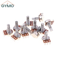 [GYMO] A500K B500K A250K B250K A50K B50K A25K B25K Potentiometer Splined Small Pot Electric Guitar B