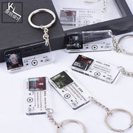 Music Keychain陈奕迅Eason 孤勇者专辑封面歌词钥匙扣书包挂件配饰明星应援粉丝偶像周边