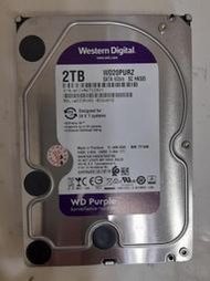 WD 紫標 2TB 桌上型 SATA3 硬碟 使用時數20000多小時