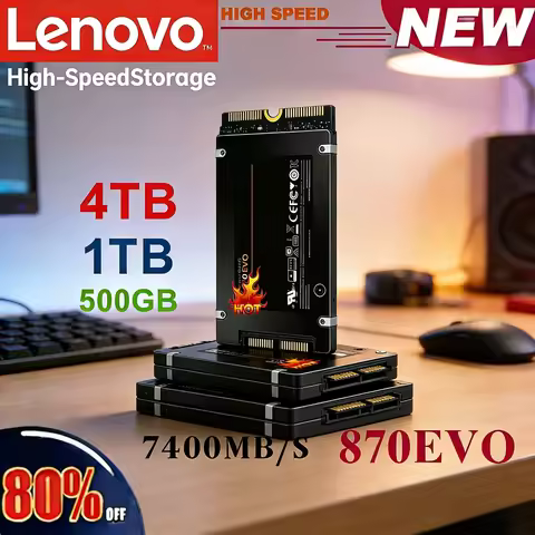 Lenovo 870EVO External Hard Disk Solid State Disk Hard Drive 1TB 2TB 4TB Sata3 Internal SSD For Lapt