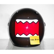 ORIGINAL XYZ HELMET WITH DARK BROWN DOMO CHARACTER. DOMO HELMET