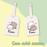 Custom Name Luggage Tag Suitcase Identifier Label Baggage Personalised Boarding Tag Travel Accessori