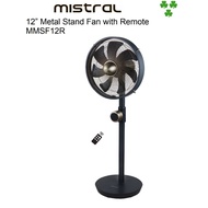 Mistral 12” Metal Stand Fan with Remote MMSF12R