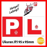 P License Sticker for Cars & Motor, Pelekat P license Kereta & Motor