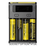 100% I4 Digicharger Battery Charger Charger For 26650 18650 18350 16340 14500 10440 - Nitecore