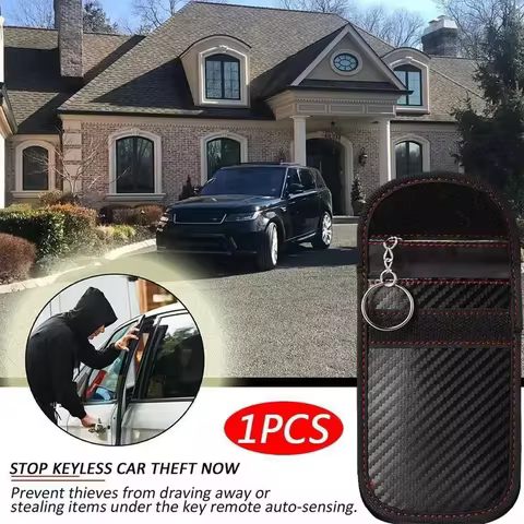 Car Key Signal Blocker Case Faraday Cage Fob Pouch Signal Blocker 1 Low Faraday Bag Keyless Key Car 