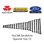 Nut Saiz 13 / Nut M8 Set -Bolt and Nut SKRU AND NUT BOLT AND NUT