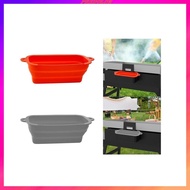 [Predolo2] Silicone Cup Liner Foldable Grill Drip Pan Liner for Party Dinner BBQ