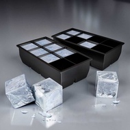 BSMMall- Silicone Ice Cube Mold 8 Grid Ice Cube Box Ice Cube Tray
